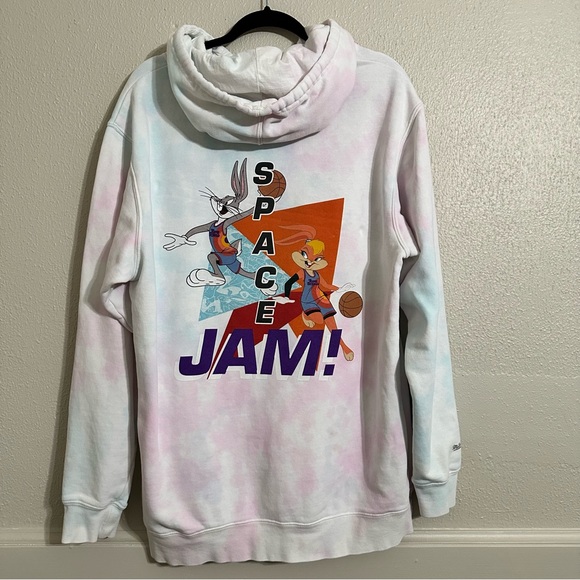 Mitchell & Ness Space Jam A New Legacy Tune Squad Retro Tie Dye Hoodie - Picture 6 of 10